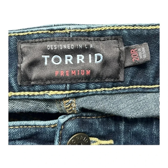 Torrid Premium High-Rise Curvy Denim Jeans Women Plus‎ Size 20R - Picture 5 of 8